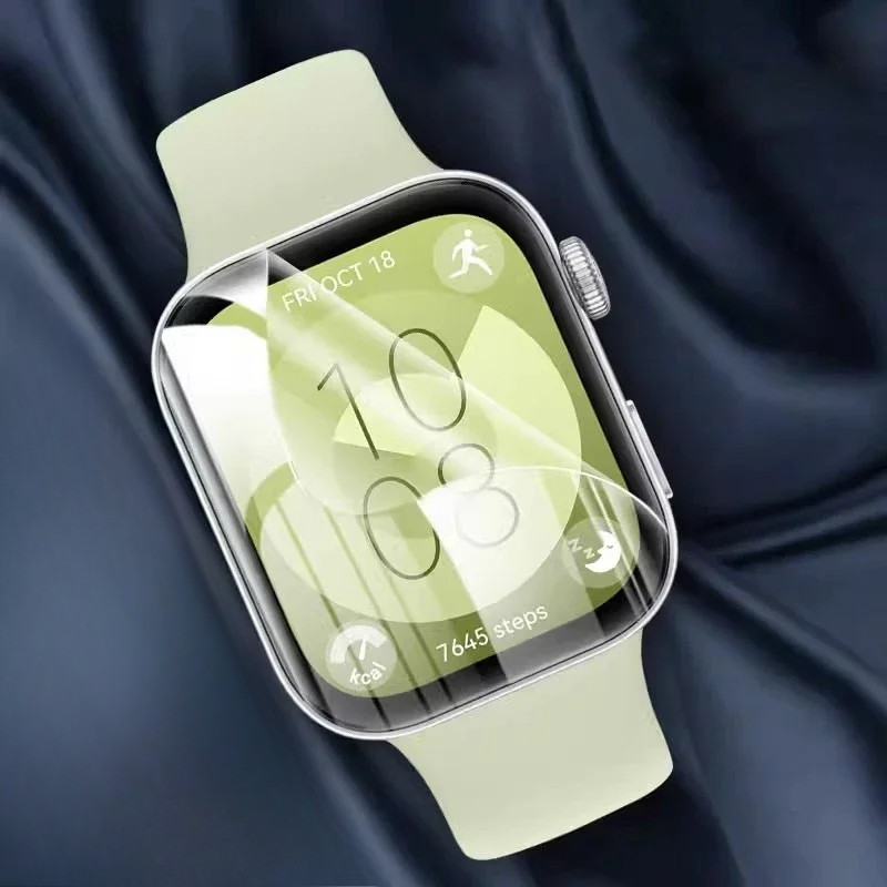 Huawei WatchFit Fit4 Fit2 FitMini 1-3 Cái 100D HD Phim Hydrogel Mềm Trong Suốt Cho Huawei Watch Fit 4 Pro Mini Mới Thanh Lịch 3 2 Chống Cháy Nổ Chống Ánh Sáng Xanh Bảo Vệ Màn Hình