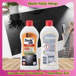 Dung dịch vệ sinh mặt kính bếp từ,bếp hồng ngoại Denkmit 3in1 300ml - Hàng nội địa đức