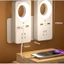 Ổ Cắm Chuyển Đổi USB Kèm Đèn Led Dịu Nhẹ Làm Đèn Ngủ Ban Đem Tiện Lợi Và Nhỏ Gọn