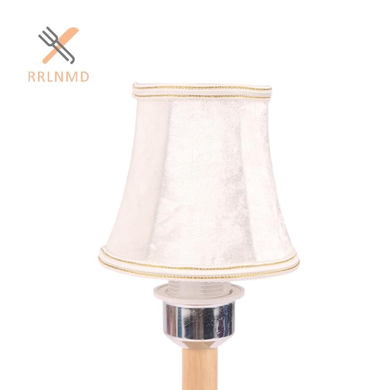 RRLNMD 1 Retro Chụp Đèn Vải Màu Trơn Đèn Chùm Vải Chụp Đèn Tường Đèn Nến Đèn Chùm Bao Da Phụ Kiện MỚI