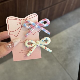 Kẹp Tóc PWSEND Nơ Ngọt Ngào Đơn Giản Thanh Lịch Nhiều Màu Sắc Mỏ Vịt Kẹp Phụ Kiện Tóc