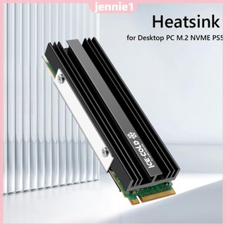 M.2 NGFF NVME 2280 Tản Nhiệt SSD Có Tấm Giữ Nhiệt Silicon Ổ Đĩa Rắn Tản Nhiệt Làm Mát Hợp Kim Nhôm Cho Máy Tính Để Bàn PC PS5 Tản Nhiệt [jennie1.vn]