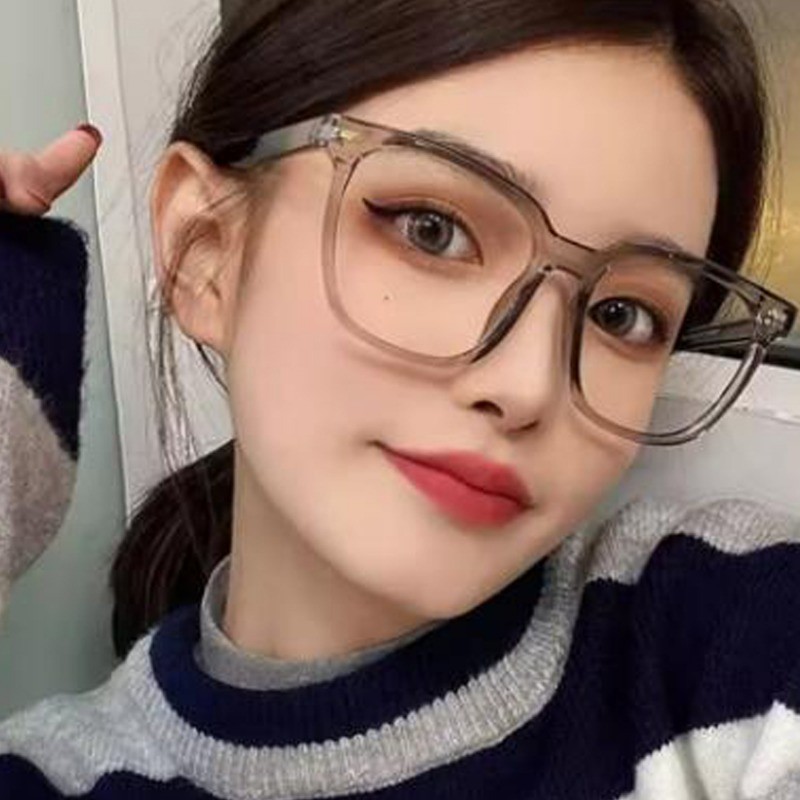 Cổ Điển Khung Vuông Ánh Sáng Xanh Chặn Kính Chống Tia UV Nhẹ Đa Năng Phù Hợp Cho Nam Nữ Máy Tính Văn Phòng Sử Dụng Kính Mắt