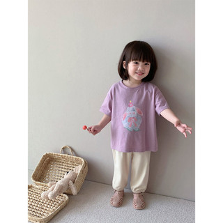 Bé Gái Cotton Nhiều Màu Áo Thun Trẻ Em Mùa Hè Mới Áo Bé Gái Bé Phù Hợp Với Quần Áo Trẻ Em