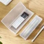 Bút chì GUSTAVA, Hộp bút S / M / L mờ, Hộp đựng văn phòng phẩm bằng nhựa đa chức năng mờ chất lượng cao