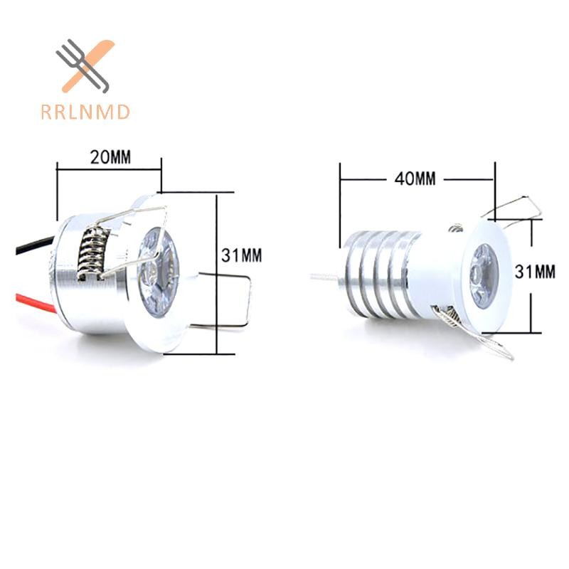 RRLNMD Đèn LED trần âm trần nhỏ COB 1WDimmable Driver Bao gồm cho tủ trưng bày tại nhà Khách sạn ốp chân tường, v.v.