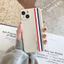 ibumpers Ốp Điện Thoại iPhone Họa Tiết Sọc Đơn Giản Cổ Điển Cho IPhone 16 15 14 12 13 11 Pro Max IP 7 8 Plus X XS XR Ốp Lưng Silicon Mềm Chống Sốc