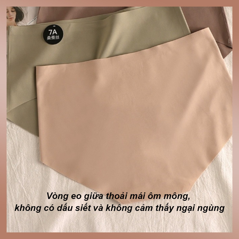 Combo 6 Quần Lót Su Nữ 7A, Không Đường May - Chống Lộ Viền - Kháng Khuẩn, Vải Thun Lạnh Mềm Mại