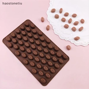 HA 7 / 55 Khoang Cà Phê Đậu Sô Cô La Sugarcraft Kẹo Khuôn Silicon Fondant Bánh Trang Trí Nướng Bánh Ngọt Dụng Cụ n