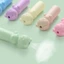 BEABOUT 10 CÁI Tẩy, Chỉnh sửa Văn phòng phẩm Hình mèo Bút chì Nib Mũ bảo vệ, Phim hoạt hình 2 trong 1 Bút Top Cover Đồ dùng văn phòng trường học