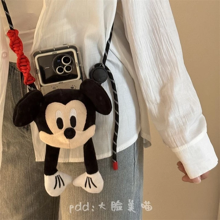 Chuột Mickey Mickey Sang Trọng Búp Bê Minnie Điện Thoại Kẹp Lưng Dây Buộc Dễ Thương Sáng Tạo Dây Đeo Điện Thoại Phụ Kiện Có Thể Chéo Chuột Mickey Sang Trọng Búp Bê Minnie Kẹp Lưng Điện Thoại Phụ Kiện 