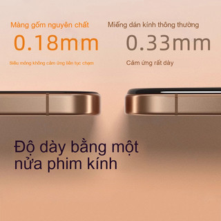 Miếng dán gốm dẻo iPhone, HD, chống nhìn trộm, chống vân tay, cho iPhone 11 12 13 14 15 16 17 Pro Max 17 Air X XS XR
