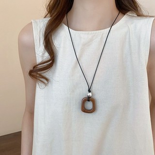 Vòng cổ mã não dành cho nữ thiết kế cá tính retro phù hợp đi làm hàng ngày