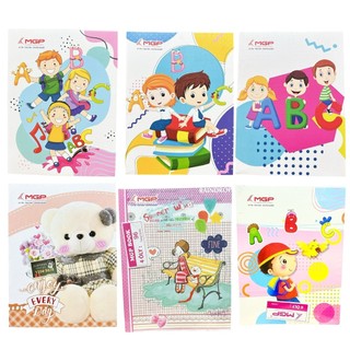 Set 5 quyển tập MGP 96 trang 4 ô li [ màu sắc, mẫu ngẫu nhiên] - Giấy dày dặn không thấm mực
