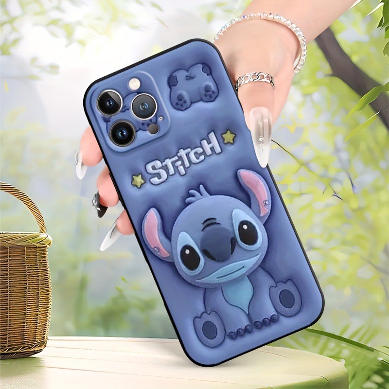 Stitch Thích Hợp Cho Apple 16 Ốp Điện Thoại 14promax / 11 Silicon Mềm Phong Cách Mới 12 Nữ 15pro Vỏ Chống Sốc