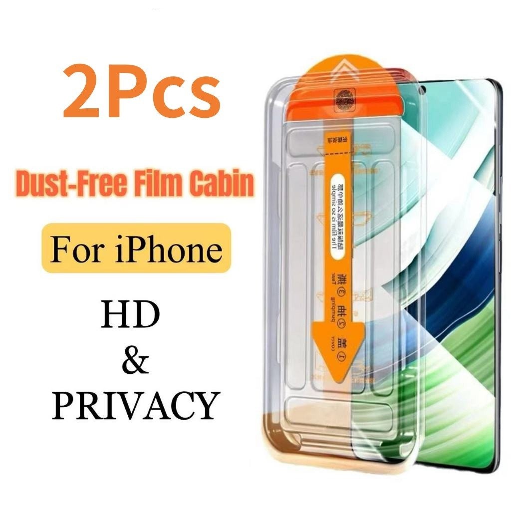 2 cái kính cường lực dễ lắp đặt HD/riêng tư cho Vivo X60 X70 X80 X80PRO X90 X90 PRO X100 X100PRO X100s PRO X100S, bảo vệ màn hình điện thoại
