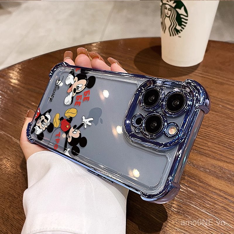 Ốp Lưng Chuột Mickey 3 in1 Cho Honor 400 Lite 400 PRO 100 PRO 200 300 PRO 300U Vỏ Điện Thoại Mềm Chống Rơi Vỏ Bảo Vệ Dễ Thương