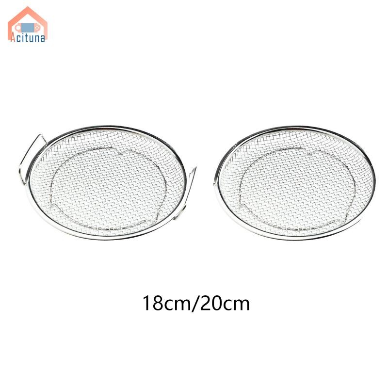 Fryer Lọc Dầu Chiên Chiên Giỏ Chiên Thép Không Gỉ Khay Sifting Đĩa BBQ
