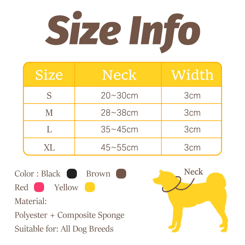 Cổ Thú Cưng Mềm Mại Thoáng Khí Lót Bền Webbing Thiết Kế Phản Quang Kim Loại D-Ring Tất Cả Các Giống Chó