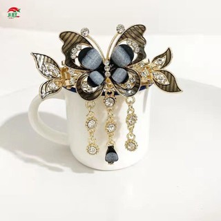 Bướm Tua Rua Kẹp Tóc Thanh Lịch Hoa Lấp Lánh Barrettes Trang Sức Tóc Cho Áo Váy Kiểu Tóc Dụng Cụ Làm