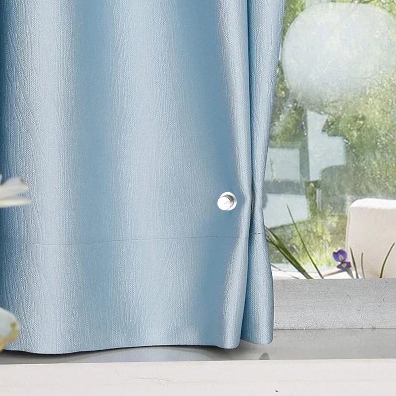 Rèm Khóa Từ Tính Hình Trái Tim Móng Tay Nút Miễn Phí Cửa Sổ Phòng Đóng Thắt Lưng Nam Châm Khóa Điều Chỉnh Nút Có Thể Tháo Rời