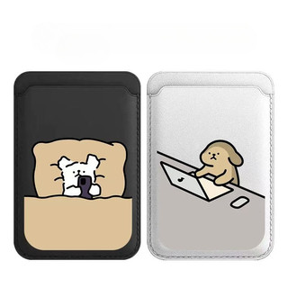 Ví điện thoại Lover Puppy Patten Thích hợp cho Iphone 15 16 16promax 14 13 12 Ví đựng thẻ điện thoại
