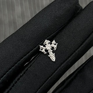 Bong Titan Hành Tinh Chữ Thập Nữ Bông Tai Khuyên Tai Xoắn Không Gây Dị Ứng Y Tế Thép Titan Chữ Thập Zircon Hành Tinh Mặt Bông Tai