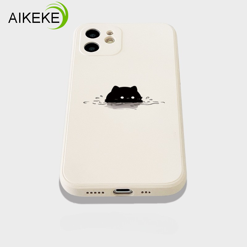 Ốp Điện Thoại Mèo Nhỏ Dễ Thương Cho Redmi K80 K70 K70E K60 K60E K50 K50i K40 Gaming K40S K30 K30S Ultra K30i K20 Pro Vỏ Màu Đối Diện Hoạt Hình Vỏ Bảo Vệ Camera Mềm