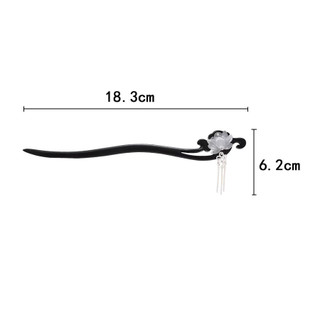 Cổ Sen Gỗ Đàn Hương Kẹp Tóc Nữ Phong Cách Trung Hoa Bước Lắc Tua Rua Tóc Đơn Giản Cao Cấp Phụ Kiện Tóc