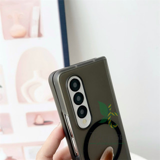 Ốp điện thoại từ tính mờ sương Ice Mist cho Samsung Galaxy Z Flip 7 Flip 6 5 4 3 Z Fold 7 Z Fold 6 5 4 3 Ốp cứng siêu mỏng
