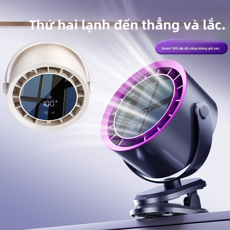 2025 Phong Cách Mới Để Bàn Quạt Nhỏ Ánh Sáng Tông Màu Văn Phòng Bàn Làm Việc usb Quạt Sạc Ký Túc Xá Nhỏ Sinh Viên Mini