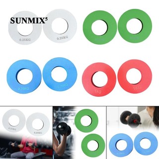 2 Miếng Trọng Lượng Đĩa Barbell Tiện Lợi Cho Tấm Thay Đổi Nhỏ Thể DỤC Chuyên Nghiệp