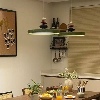 AIMI Đèn Chùm Dòng Tricolor Hình Học Tròn Nhà Phòng Ăn Mặt Dây Chuyền Phòng Khách Phòng Ngủ Đèn Đầu Giường Nhà Bếp Cafe Treo Đèn Trần