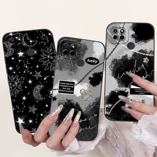 Dành Cho Realme C21 C21Y C25Y Ốp Lưng RMX3261 RMX3263 RMX3265 RMX3201 Bao Da Máy Không Gian Thời Trang Thoáng Mát Sơn Vỏ Silicon Mềm