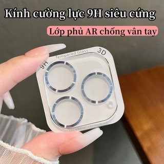 Kính bảo vệ camera iPhone kính cường lực 9H AR chống vân tay cho iPhone 17 Air 16 15 14 13 12 11 Pro Max 11/12/13 Mini