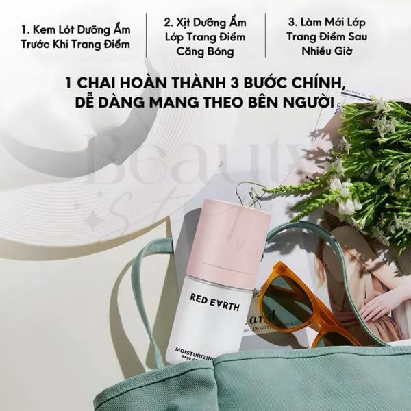 Xịt Lót Dưỡng Da Cấp Ẩm RED EARTH V10 Chính Hãng Khóa Ẩm Cho Da