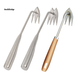 {bolilishp} Dụng cụ làm vườn đa năng Dụng cụ làm cỏ bằng thép không gỉ Dụng cụ làm cỏ sân vườn bằng thép không gỉ có tay cầm dài để dễ dàng nhổ rễ Hoàn hảo cho vườn rau và sân vườn