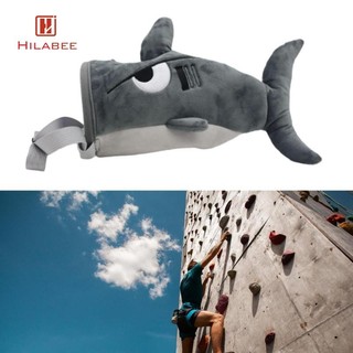 HILABEE Rock Climbing Chalk Bag Gear Portable Shark Chalkbag để nâng cơ thể