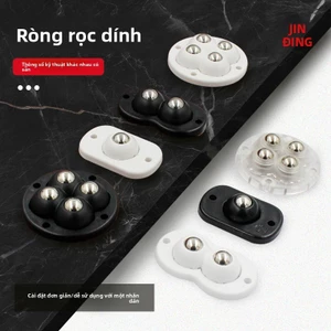 Bánh xe đa năng Ba Quả bóng dính, Bánh xe không đục lỗ chịu lực, bánh xe nhỏ dưới loa tĩnh chịu mài mòn, văn phòng gia đình