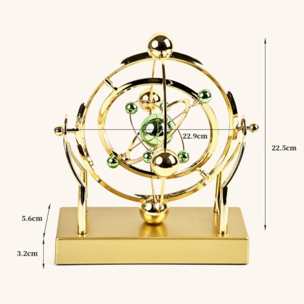 Con lắc chuyển động vũ trụ AWNGD, Giáo dục di động Quỹ đạo thiên thể Chuyển động vĩnh viễn, Độc đáo với đế xoay từ tính Wobbler Trang trí nội thất