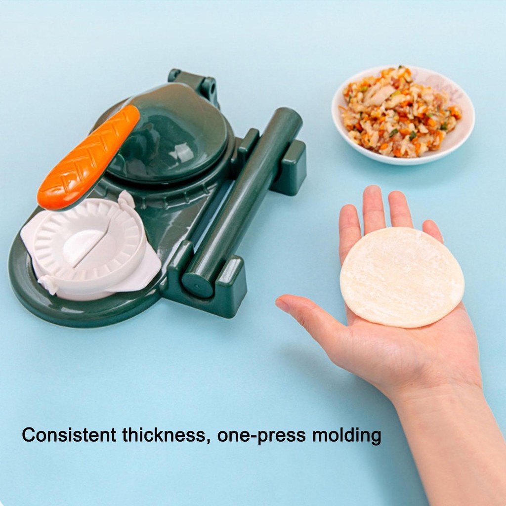 Dumpling Skin Maker with Press Molds Set Easy Highly Efficient Dumpling Wrappers Maker Press Pierogi Maker jiwvn