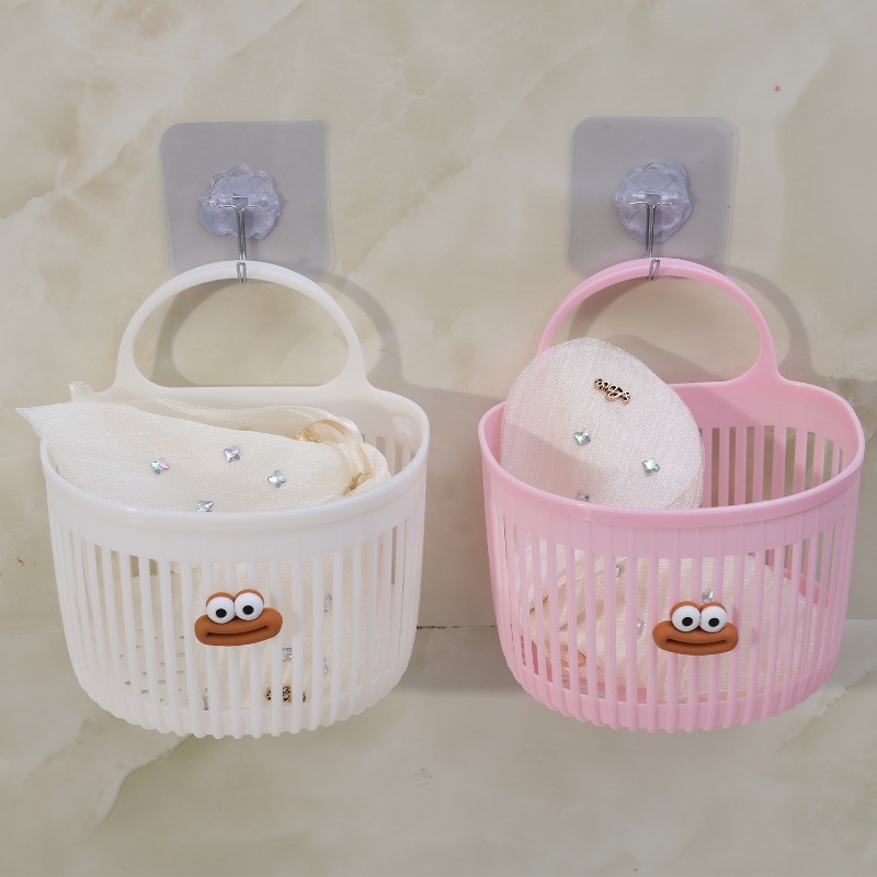 Đa Chức Năng Treo Tường Giỏ Nhỏ Phòng Tắm Vệ Sinh Khăn Mặt Chất Thải Giỏ Chứa Đồ Nhà Bếp Ký Túc Xá Đầu Giường Giỏ