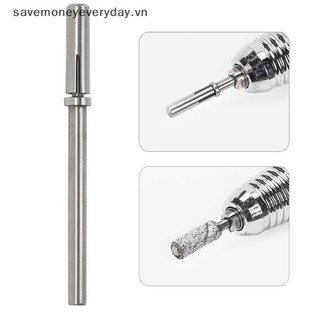 [savemoneyeveryday] 1 Mũi Mandrel 3.1mm Cho Móng Tay Dây Chà Nhám Thép Không Gỉ Cho Làm Móng Tay Giấy Nhám Nhẫn Giá Đỡ 3 / 32 Phụ Kiện Khoan Móng Tay [vn]