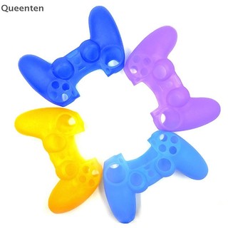 Queenten Mềm Silicone Bảo Vệ Vỏ Điều Khiển Cho 4 Bộ Điều Khiển Da Tay Cầm Chơi Game Có Cần Điều Khiển Tay Cầm Mũ QT