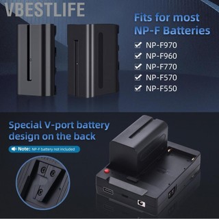 VBESTLIFE Tấm pin NP-F970 F750 F550 đến V-LOCK V-Mount Bar