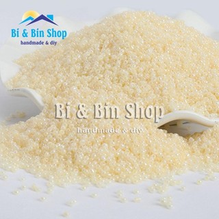 45g Cườm Sữa Bóng 2mm Dùng Đính Kết Trang Phục, Làm Phụ Kiện Thời Trang