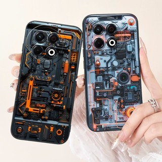 Vỏ Mềm Cho Tecno Spark 30 4G KL6 / Spark 30 Pro 4G KL7 Vỏ Điện Thoại Silicon Đá Cẩm Thạch Không Gian Sang Trọng Cho Spark30 Pro Capa