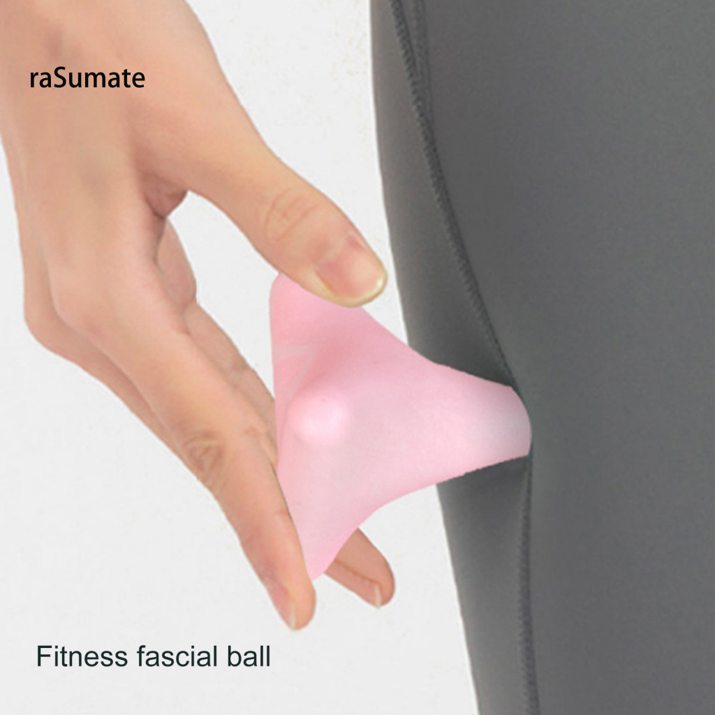 < rasumate > Bóng Massage Chống Trơn Trượt Thư Giãn Sâu Vật Lý Trị Liệu Cầm Tay Thư Giãn Cơ Cột Sống Lưng Hướng Dẫn Sử Dụng Bóng Massage Cơ Yoga Fitness