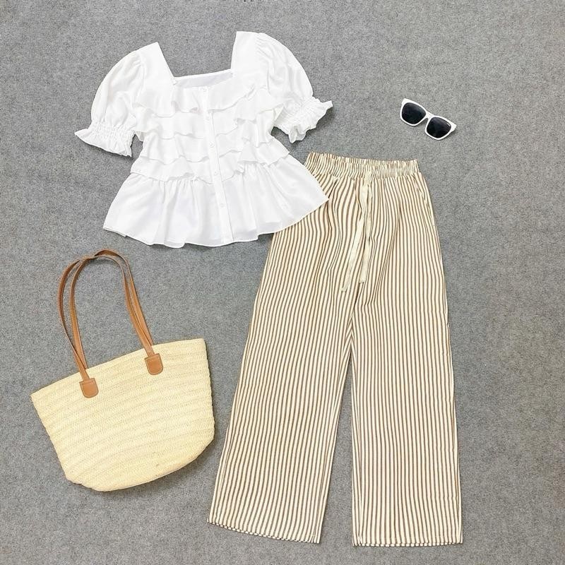 Set Đồ Bigsize Nữ Thiết Kế Baby Doll Dễ Thương Che Khuyết Điểm Tốt Cho Các Nàng Chubby 60-95kg SM36-Q534