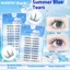 Blue Tears Lông mi giả không keo Mô phỏng tự nhiên Mùa hè thông minh
